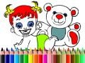 ゲームバック・トゥ・スクール：ベビードール塗り絵オンライン