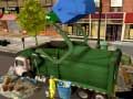 ゲーム町のゴミ清掃トラックオンライン