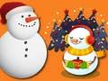 ゲーム重力雪だるまクリスマスオンライン
