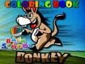 ゲーム学校へ戻る: 塗り絵「ロバ」オンライン