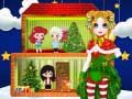ゲームクリスマス人形プリンセスハウスオンライン