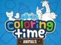 ゲームこんにちは子供たち！動物の塗り絵の時間オンライン