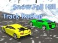 ゲーム雪の降る丘でのトラックレースオンライン