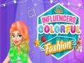 ゲームインフルエンサーのカラフルなファッションオンライン