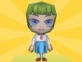 ゲーム落ちた男の子と女の子 チビレースノックダウンマルチプレイオンライン