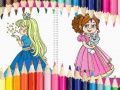 ゲーム美しいプリンセスの塗り絵帳オンライン