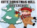 ゲーム可愛いクリスマス牛の違いオンライン
