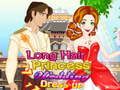 ゲームロングヘアプリンセスのウェディングドレスオンライン