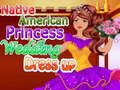 ゲームネイティブアメリカンプリンセスのウェディングドレスオンライン