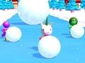 ゲーム巨大な雪玉ラッシュオンライン