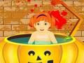 ゲーム小さな赤ちゃんのハロウィン入浴オンライン