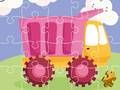 ゲームかわいい子供のトラックジグソーパズルオンライン