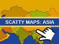 ゲーム散らばった地図：アジアオンライン