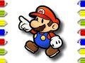 ゲームバック・トゥ・スクール：マリオ塗り絵オンライン