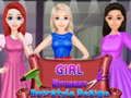 ゲーム女子学生ヘアスタイルデザインオンライン