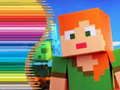 ゲームマインクラフトのぬりえオンライン