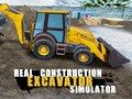 ゲームリアル建設用エクスカベーターシミュレーターオンライン
