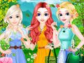 ゲーム春のファッションカラードレスオンライン
