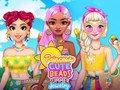 ゲームプリンセスかわいいビーズ夏のジュエリーオンライン