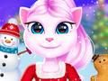 ゲーム猫娘クリスマスデコレーションゲームオンライン