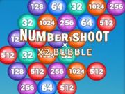 ゲーム数字シュート x 2 バブルオンライン