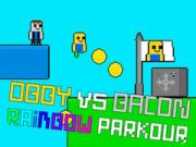 ゲームオビー対ベーコンレインボーパルクールオンライン
