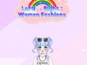 ゲーム左または右：女性のファッションオンライン