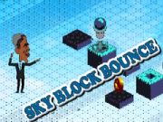 ゲーム空のブロックバウンズオンライン