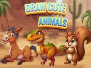 ゲームかわいい動物を描こうオンライン
