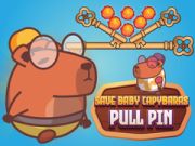 ゲーム赤ちゃんカピバラを救え Pull Pinオンライン