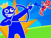 ゲーム赤と青のスティックマンスパイパズル 2オンライン