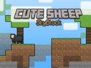 ゲームかわいい羊スカイブロックオンライン