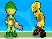 ゲームスティックマンゾンビの破壊オンライン