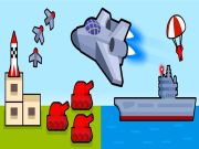 ゲーム爆撃機飛行機：2Dエアストライクオンライン