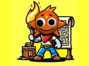 ゲームスプランチトーチの迷路オンライン