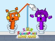 ゲーム正方形のパンキロングハンドオンライン
