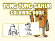 ゲームTung Tung Sahurの塗り絵オンライン