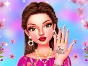 ゲーム有名人のスプリングマニキュアデザインオンライン