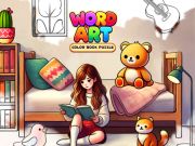 ゲームワードアート：カラーブックパズルオンライン