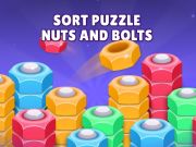 ゲームパズルナットとボルトをソートしますオンライン