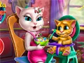 ゲームアンジェラ: 幼児の食事オンライン