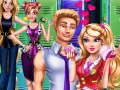 ゲームカップルのバレンタインデーオンライン