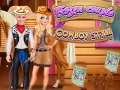 ゲーム凍ったカップルカウボーイスタイルオンライン