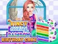 ゲームヴィンシーの虹の誕生日ケーキ作りオンライン
