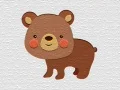 ゲームアニメーションクマのパズルオンライン
