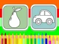 ゲーム楽しい塗り絵本オンライン