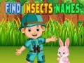 ゲーム昆虫の名前を探すオンライン