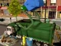 ゲーム町のゴミ清掃トラックオンライン