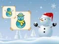 ゲームハッピー雪だるまの塗り絵オンライン