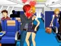 ゲーム客室乗務員のキスオンライン